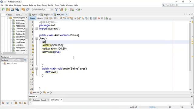 Abstract Window Toolkit Awt in java how to Grid Layout in java on window application смотреть онлайн