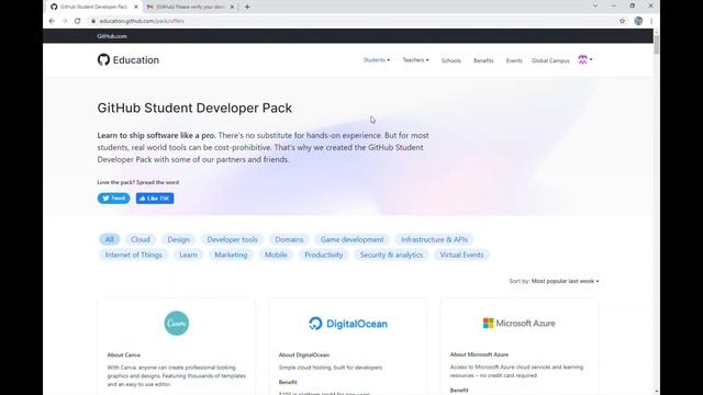 How to get the GitHub student developer pack and get approved fast смотреть онлайн