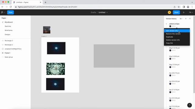Saving locally & save history - Figma Essentials Course UX/UI Design смотреть онлайн