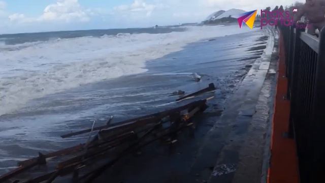В районе Олимпийского парка полностью разрушены пляжи смотреть онлайн