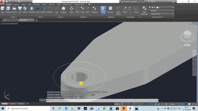 AutoCAD Class - 36 || Telugu || 3D Modeling #3 смотреть онлайн