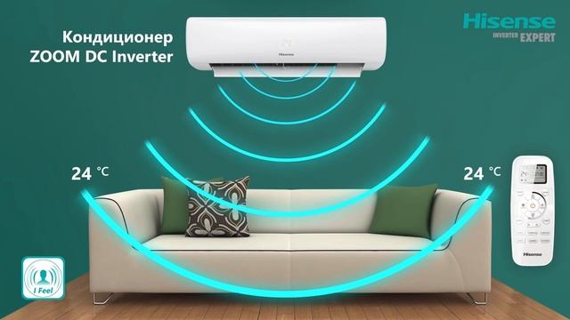 Обзор сплит системы Hisense Zoom DC Inverter смотреть онлайн