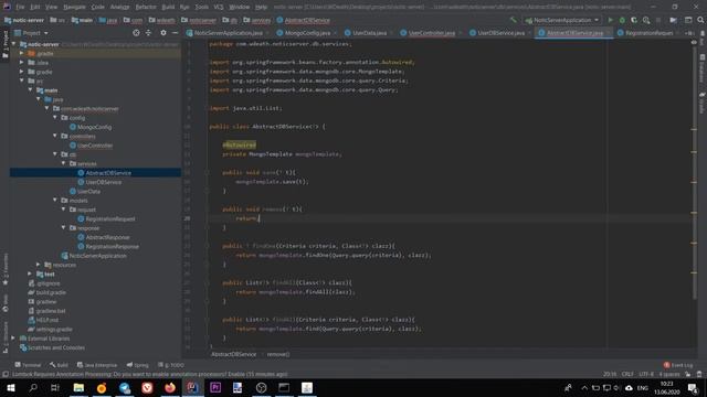 Пишем сервера на Spring для блокнота Notic смотреть онлайн