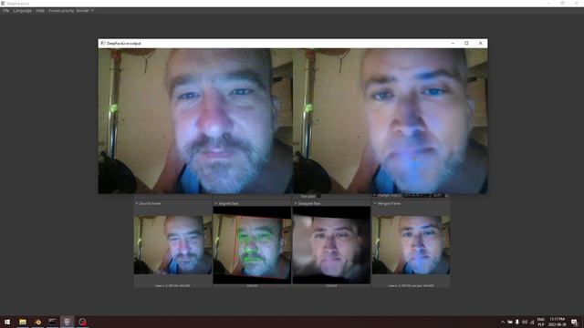 Realtime Deep Fake test. Free pythone app. смотреть онлайн
