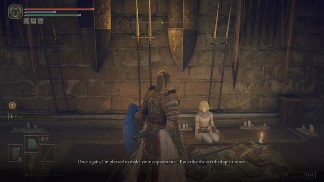 ELDEN RING Roundtable Hold NPC Roderika is a Certified Spirit Turner Gesture: Curtsy смотреть онлайн