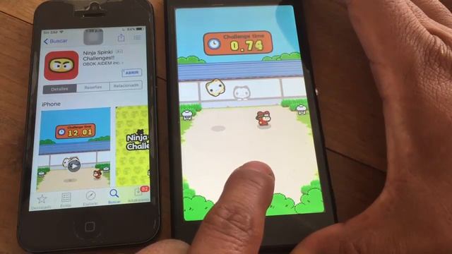 Ninja Spinki Challenges Gameplay - iOS - Android смотреть онлайн