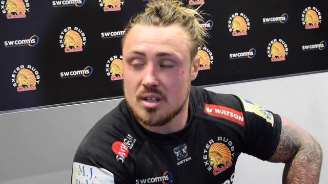 Jack Nowell marks Exeter return with 2 tries смотреть онлайн