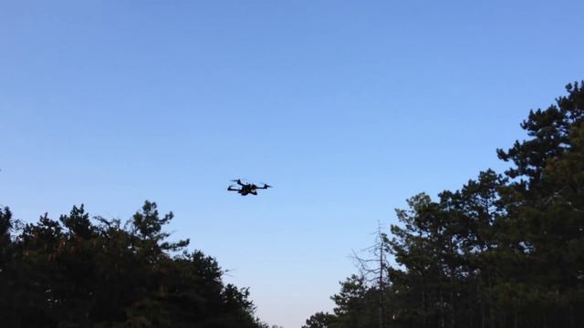 Первый полет полуфабриката Race Quadrocopter 250 mm смотреть онлайн