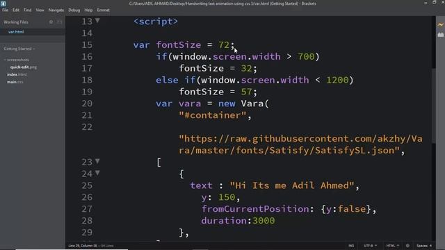 Handwriting Text Animation Effect using HTML, CSS3,JS смотреть онлайн
