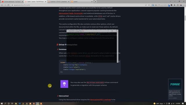 100 data cache on database cache table | laravel bangla tutorial смотреть онлайн