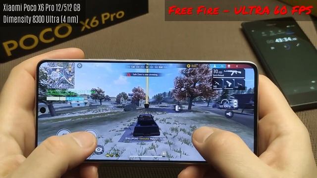 POCO X6 PRO 12/256 GB Free Fire Test ★ Dimensity 8300 ULTRA Free Fire ★ Full 15 min gameplay смотреть онлайн