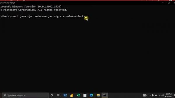 Metabase Installation on Windows 10