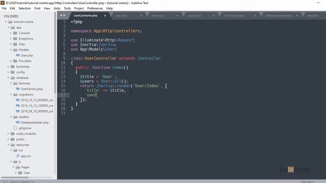 Tutorial Laravel Vuejs dengan Inertia #11 - CRUD Part 1 смотреть онлайн