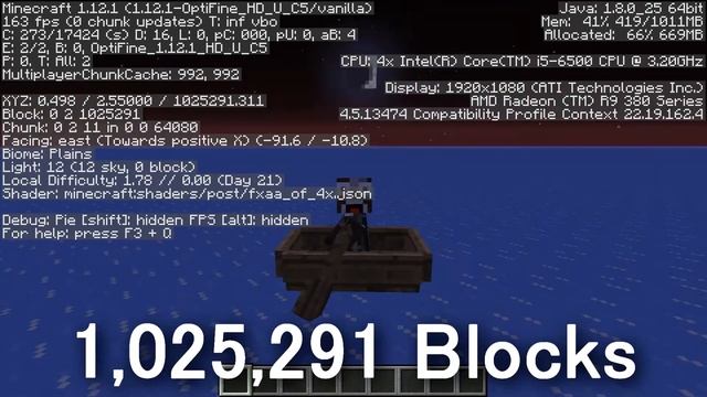 Minecraft: How Fast Does An Ice Boat Really Go? смотреть онлайн