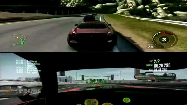 Forza 3 and Need For Speed Shift Split Screen Play смотреть онлайн