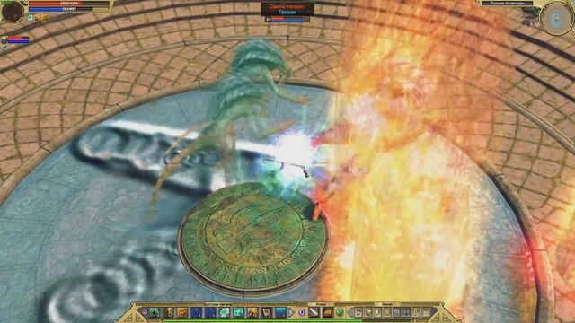 Titan Quest. Фарм босса Омега-Телхин. Легенда. 100 заходов. Обзор лута. смотреть онлайн