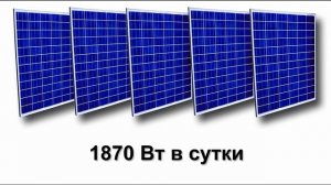 Рассчет и сборка солнечной электростанции небольшой мощности