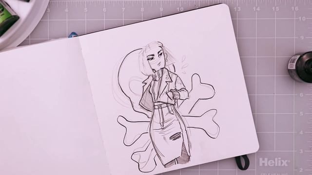 USING INDIA INK & DIP PENS for the FIRST TIME! | Inktober Plans and Goals | Inktober Day 01 смотреть онлайн