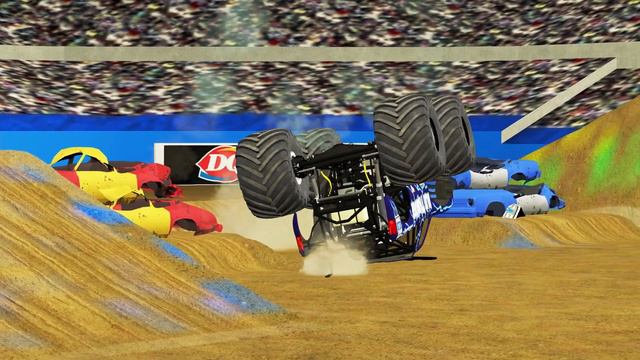 Monster Jam BeamNG. Drive Crash Madness Vol. 2!