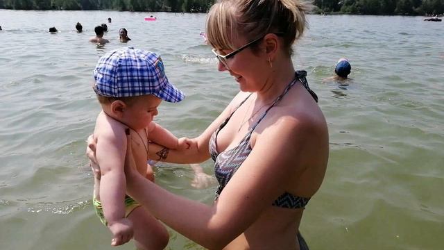 Голубое озеро, Воскресенский район, деревня Золотово / отдых/ открываем пляжный сезон смотреть онлайн