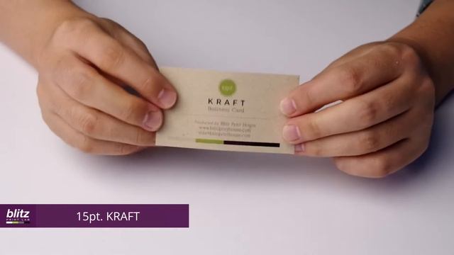 15pt. KRAFT Business Card by Blitz Print House смотреть онлайн