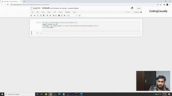 How to import excel file in python | Using Pandas