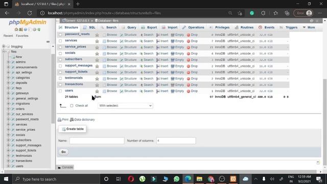 how to delete database table in phpmyadmin xampp смотреть онлайн