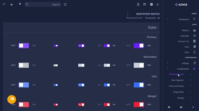 Adnix Bootstrap Dashboard Admin Template with Dark RTL Theme смотреть онлайн
