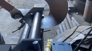 Цилиндрическая и конусная обечайка на вальцах