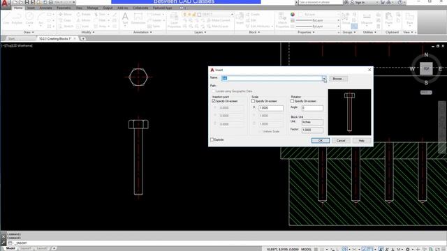 Creating Local Blocks in AutoCAD смотреть онлайн