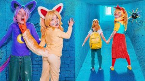 DogDay and CatNap save CATFEINE! YOUNGER SISTER KIDNAPPED BY THE SMILING CREATURES of Miss Delight!!