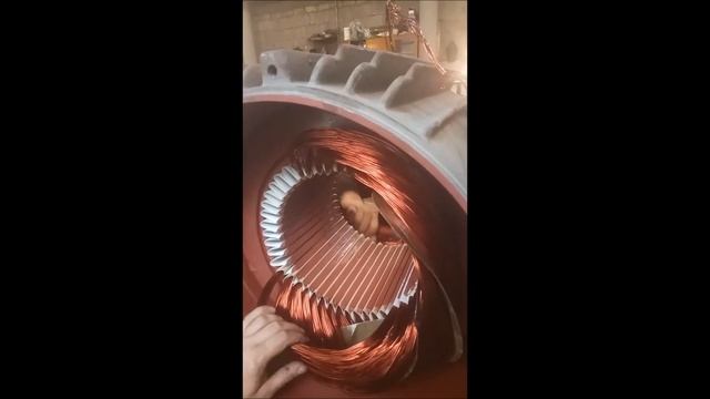 Перемотка электродвигателя переменного тока АИР 75 кВт смотреть онлайн