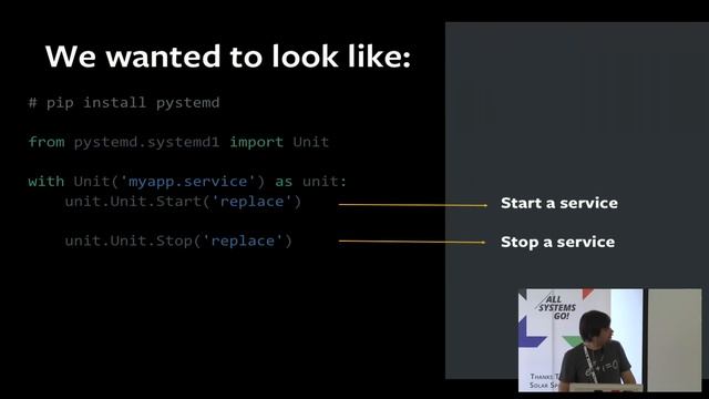 Using systemd to high level languages смотреть онлайн