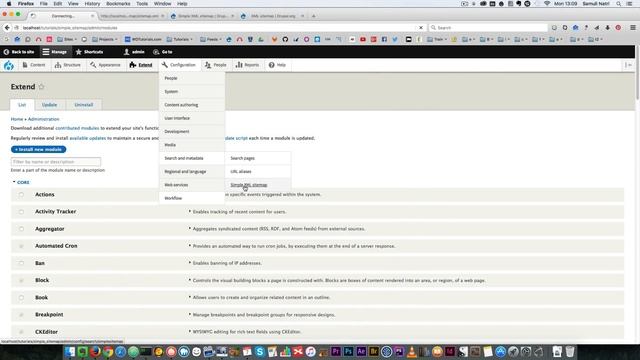 Drupal 8 - How To Add Sitemap With Simple XML Sitemap Module смотреть онлайн