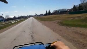 Обзор на китайский квадроцикл 250 кубов покупался за 1500 руб