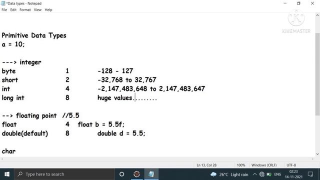 5) Data Types and variables in Tamil | Example Program | Tamil | @CONQUERVICTORY смотреть онлайн