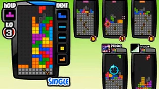 Tetris battle - Facebook - 201 lines sent - 4-Wide combo. (Breaking the barrier) смотреть онлайн