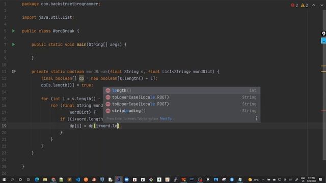 37 - Word Break - Final DP solution in Java смотреть онлайн