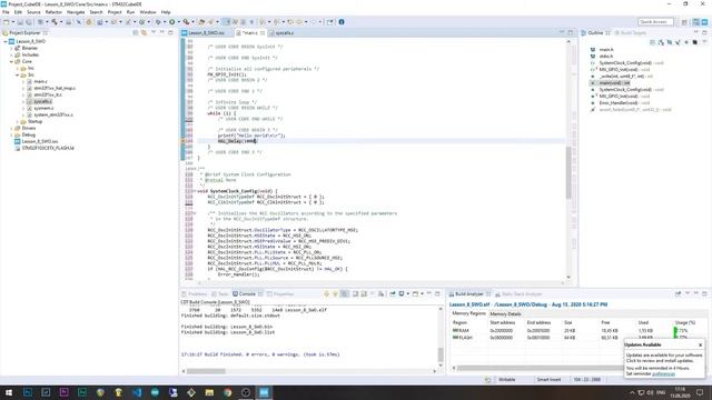 STM32. SWO. Доделываем китайский ST_LINK/V2. Используем SWV для отладки. смотреть онлайн
