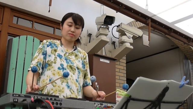 "Moanin" played by Jazz Vibraphonist (Tomomi Haga) with Original Computer Music using MalletKAT смотреть онлайн