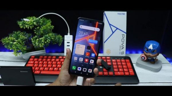 Tecno POVA 5 Pro 5G USB OTG & Hard Disk Support Test (Hindi)