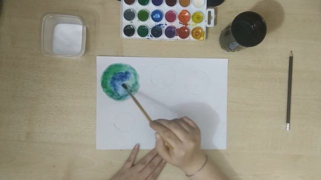 Видеоурок .Нетрадиционное рисование солью.Космос. смотреть онлайн