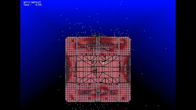 WTC 1 Impact - Early NIST ANSYS Simulation смотреть онлайн