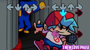 Poppy Playtime: Chapter 3 - Huggy Wuggy NEWEST PHASES (0-5 PHASES) Friday Night Funkin`