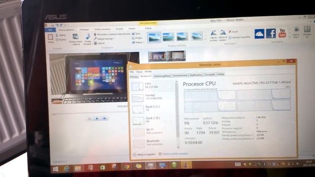 ASUS T100 - Test Wydajności procesora Intel ATOM Z3775, pełne obciążenie! | ForumWiedzy смотреть онлайн