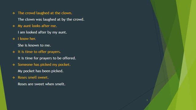 Active Passive Voice Part 2