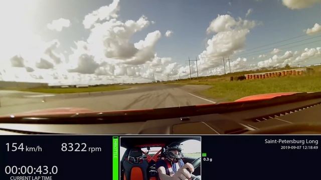 Porsche 911 GT3 RS на треке