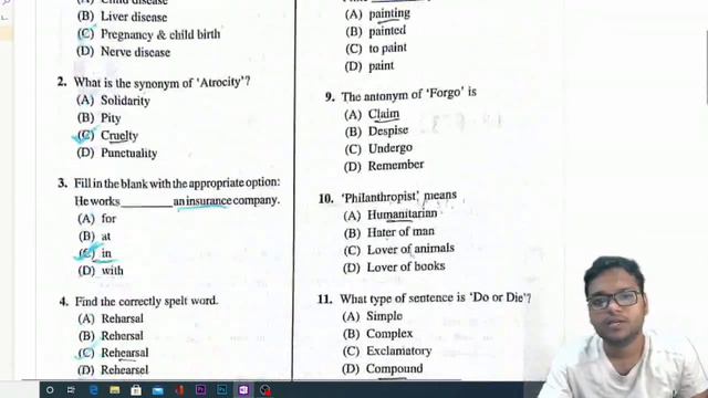WBCS 2022 Previous Year - Preliminary Exam - English Questions & Answer - Pdf Download - Answer Key смотреть онлайн