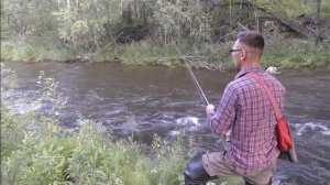 Рыбалка на Хариуса, верховая муха! Река Сибири Олха.
