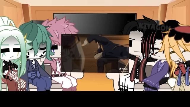 Uppermoons + Muzan react to Cid Kagenou / All parts compilation смотреть онлайн